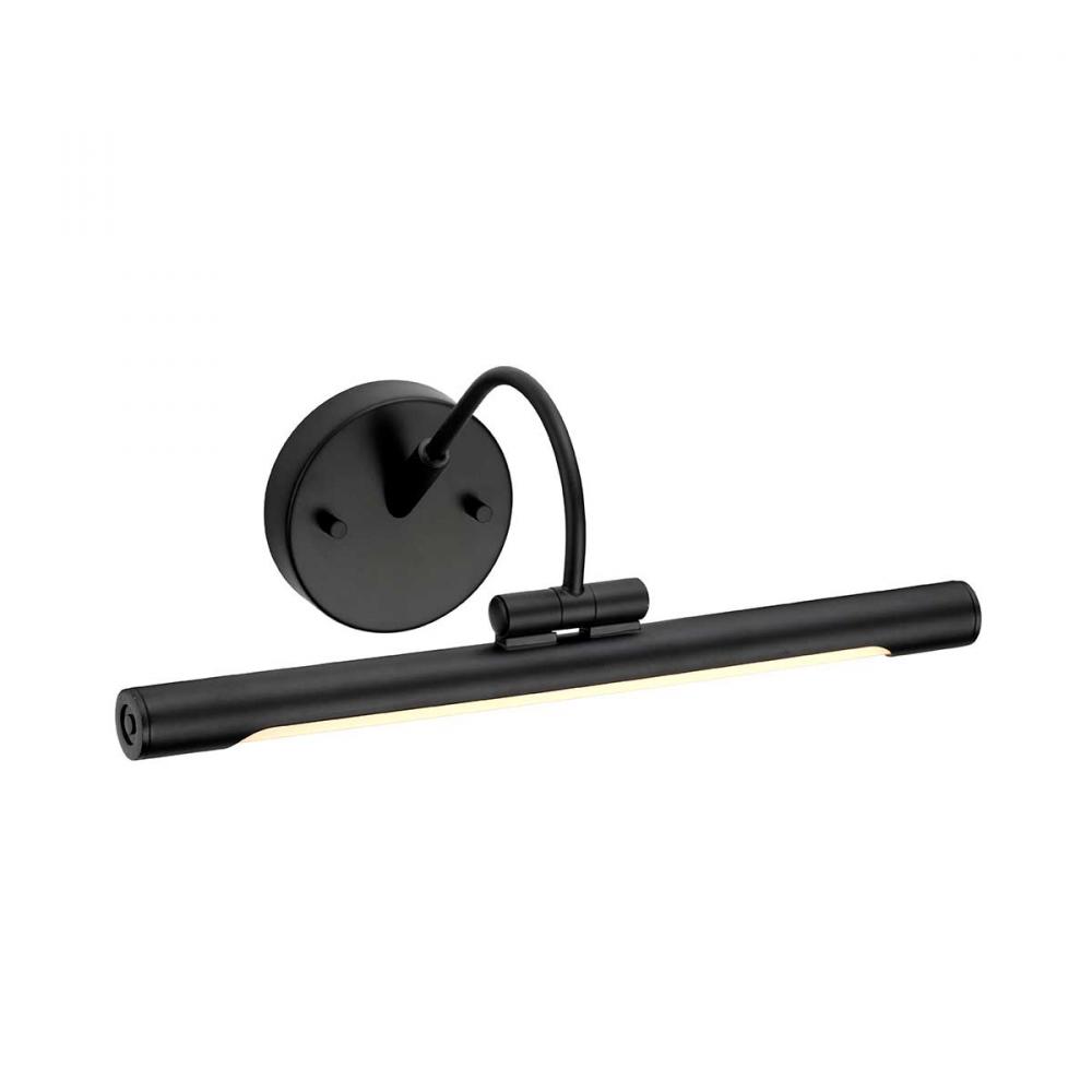 Alton Medium LED Picture Light Black