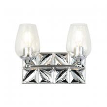 Lucas McKearn BB1300PC-2 - Epsilon Modern 2 Light Bath Vanity in Polished Chrome