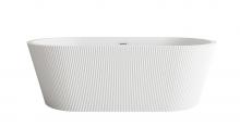 Elegant BT30767GW-PCH - Bathtub 66.9 x 29.5 x 22.8 Glossy White