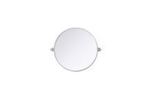Elegant MR6G24SIL - Amoura 24x24 Pivot Mirror in Silver