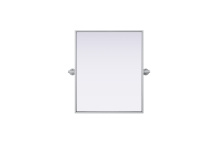 Elegant MR6H2024SIL - Amoura 20x24 Pivot Mirror in Silver