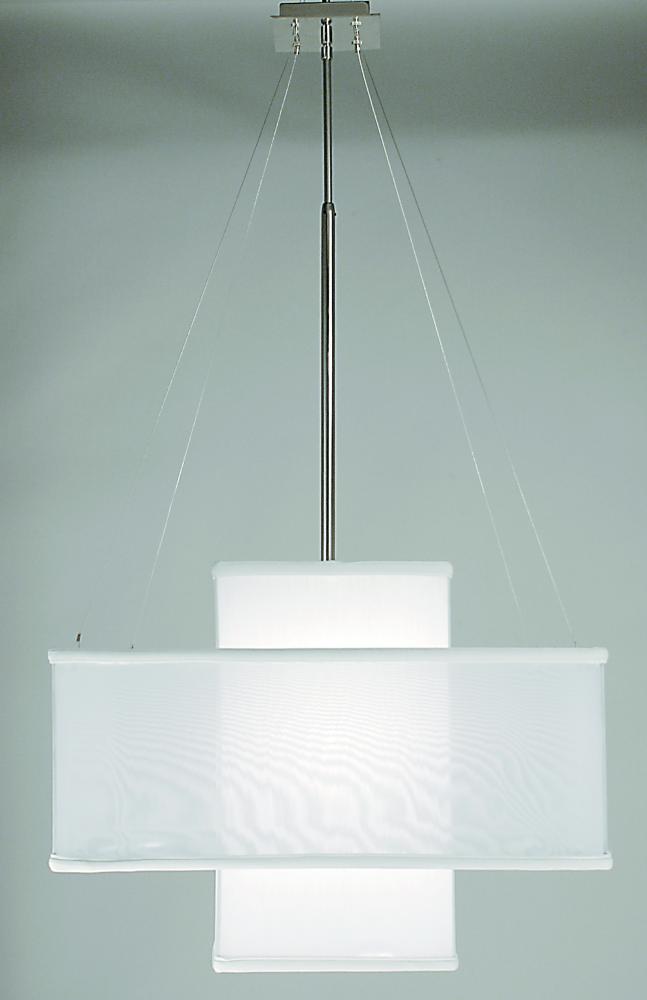 1-Light Mahogany Bronze Gymnopedie Dining Chandelier